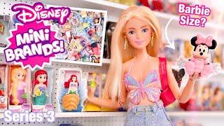 ZURU 5 Surprise DISNEY Mini Brands Series 3! Are They Barbie Doll Sized? 13 Capsule Unboxing