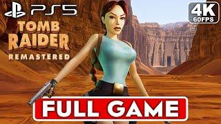 TOMB RAIDER 1 REMASTERED Gameplay Walkthrough FULL GAME [4K 60FPS PS5] - No Commentary