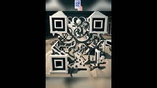 QR code turn into Architectural QR code Art 