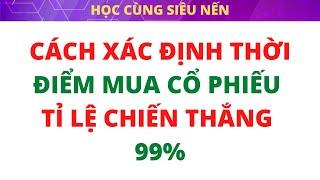 Cách xác định thời điểm mua cổ phiếu tỉ lệ chiến thắng cao