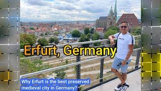 Discovering the preserved Midieval City in Erfurt Germany  (Stunning Cathedral 4K) #thorkenn