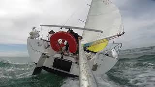 Sailing Brighton - Portsmouth in a Pogo mini 6.50