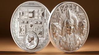 A Masterpiece of High-Relief Design: Aztec Empire 1oz Silver Coin