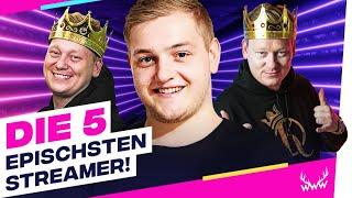 Die 5 EPISCHSTEN Streamer! | TOP 5