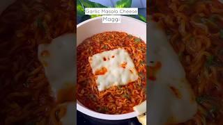 Garlic Masala Cheese Maggi Recipe  #maggi  #garlic  #masala  #food  #shorts