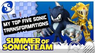 Top 5 Sonic Transformation Scenes | SUMMER OF SONIC TEAM