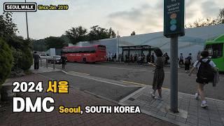 DMC역 성산2동 불광천 산책 Walk around DMC station in Seoul 【4K】