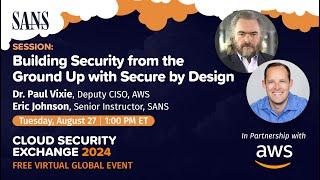 SANS Cloud Security Exchange 2024: AWS Session