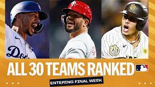 MLB Power Rankings - Week of September 23, 2024 (All 30 teams ranked!)