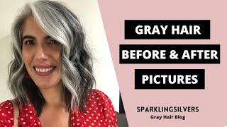 GOING GRAY BEFORE AND AFTER PICTURES