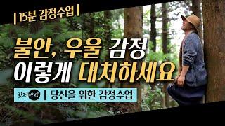 불안 우울 감정이렇게 대처하세요 ▶당신 이제는 괴로움에서 자유로워 지세요 [15분감정수업] 우울감 우울증 미리 미리 마음공부로 훈련하세요