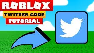 Roblox Studio Tutorial - TWITTER CODE