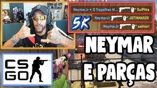 Neymar JR é o Clutch Master jogando CS:GO com Parças