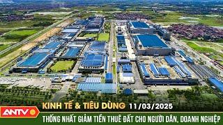 Quốc hội nhất trí giảm 30% tiền thuê đất năm 2024 | Bản tin kinh tế và tiêu dùng ngày 11/3 | ANTV