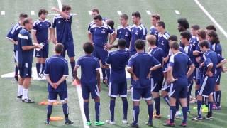 Varsity Blues Men's Soccer Training Camp 2014