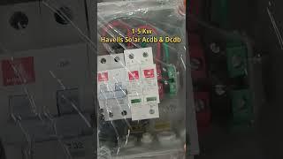 1-5 Kw solar ACDB and DCDB available at best price #solar #acdc #dcdb #solarenergy #havells
