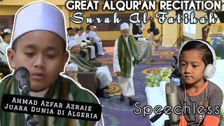 NEW! LANTUNAN MERDU SURAH AL-FATIHAH OLEH AHMAD AZFAR AZRA'I DARI MALAYSIA | VIDEO REACTION