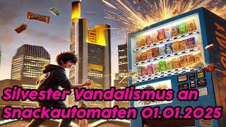 Snackautomaten-Check an Silvester : Vandalismus & Warenbestand in Frankfurt 