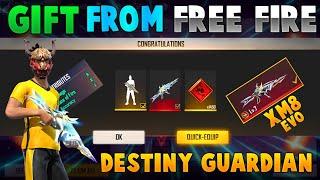 New XM8 Evolution Destiny Guardian Gun Skin Emote Full Upgrade Level 7 Review Gift From Free Fire