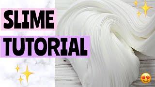 HOW TO MAKE SLIME! Simple & Easy Slime Recipe | 2 Minute Easy Slime Tutorial (Glue and Borax Slime)