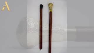 AnNafi® Replica of Bat Masterson Cane Decorative Victorian Canes and Walking Sticks for Men & Women