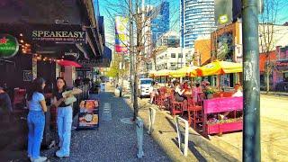 Vancouver Walk - Granville St, Downtown (Narrated)