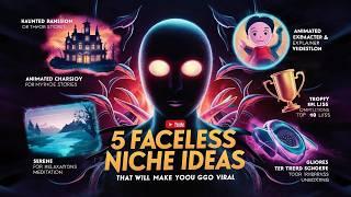 5 Faceless YouTube Channel Niche Ideas That Will Make You Go Viral
