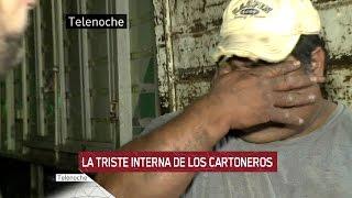 La triste interna de los cartoneros