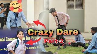 EXTREME Crazy DARES IN PUBLIC ||  DSPMU Ranchi college vlog || arun kumar vlog