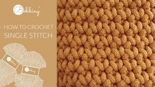 How to crochet single stitch - Bobbiny