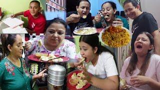 असार 15 को दिन मिठो मिठो खानेकुरा बनाएर खादै Chicken Momo Mukbang @StutiEntertainment