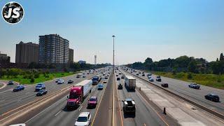 Highway 401 to Lake Ontario on Avenue Road | Toronto Ride (Aug 2024)