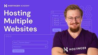 How to Host Multiple Websites With Your Hosting Plan | Hostinger | hPanel