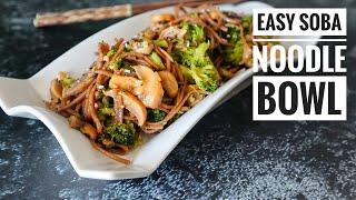 Simple Soba Noodles Bowl | Broccoli Soba Noodles