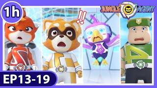 Jungle Agent English EP13-19 | 1 Hour Compilation | Power Heroes | Robot | Superhero |Kids Cartoon