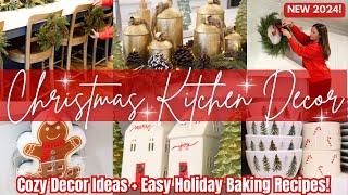 DIY Christmas Decor 2024! Christmas Kitchen Clean and Decorate With Me! 2024 Christmas Decor Ideas