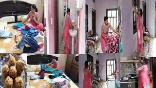 Indian housewife morning to afternoon routine, morning time house cleaning, Punjabi blogger Ritika