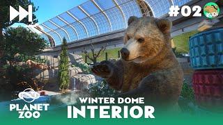Winter Dome Interior 1/2 - Planet Zoo Speedbuild - Grizzly Habitat