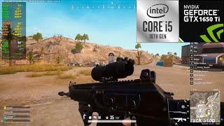 PUBG - Benchmark Test | HP Pavilion 16 | Intel Core I5 10300H + GTX 1650 Ti + 16GB Ram | 1080p 144Hz