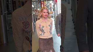 Lucy is a picture of poise and beauty in floral! #lucyboynton #style #boho #blonde