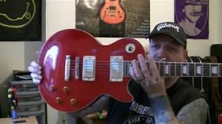 Epiphone Les Paul Standard fret level + setup...