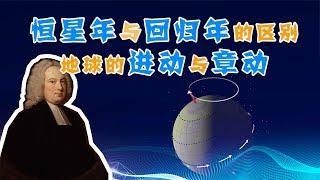 【天文9】什么是岁差？恒星年与回归年有何区别？地球的进动与章动