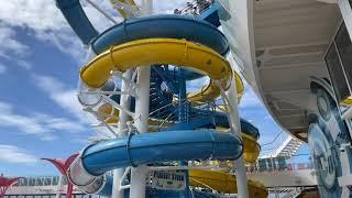 Lido Deck, Pools & Waterslides | Deck 15 | Utopia of the Seas @RoyalCaribbean #cruiseship