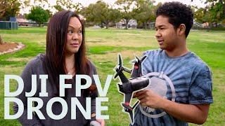 Teaching My Mom To Fly With The DJI FPV Drone!!