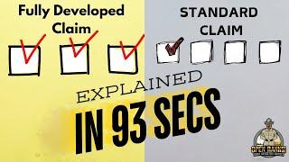 Fully Developed Claim vs Standard Claim: What's the Difference?