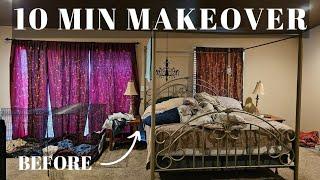 Full bedroom makeover start to finish! Updating your home on a tight budget!