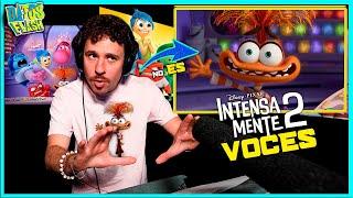 Las VOCES de INTENSAMENTE 2 en ESPAÑOL-INGLES!!