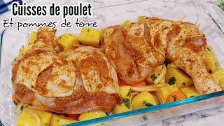 Incroyable Recette de Cuisses de Poulet Aux Pommes de Terre Et Legumes || Baked Chicken & Veggies