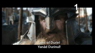 Dwarvish (Khuzdul) in the Battle of Five Armies Movie