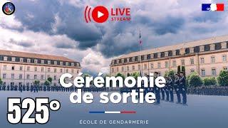 CÉRÉMONIE DE SORTIE 525° PROMOTION ÉCOLE DE GENDARMERIE DE CHAUMONT